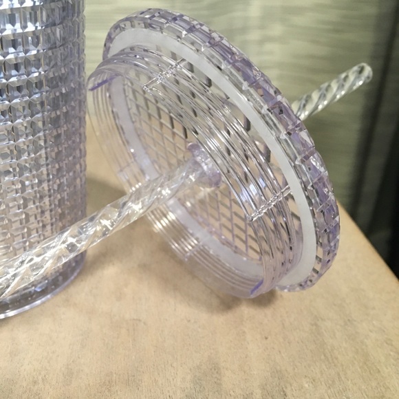 SALE Starbucks grid cold tumbler clear 24oz NWT - Picture 5 of 8